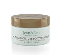 Jean & Len Melting Moisture Body Treatment Rosemary & Ginger, pour un résultat de soin parfumé, pour peaux normales, pot de haute qualité, beurre corporel traitant, 50 ml
