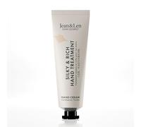 Jean & Len Mini Silky & Rich Hand Treatment Cardamom & Tonka, format voyage pratique, pour des mains douces, mini crème mains, sans parabènes & silicones, végane, 30 ml