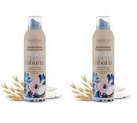 Jean & Len Mousse Riche de Rêve Coco & Lait d'Avoine, Technologie Gel-to-Mousse, avec vitamine E et glycérine végétale, Mousse de douche, sans parabènes & silicones, 200 ml (Lot de 2)