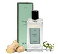 Jean & Len Parfum D’Intérieur En Spray, Romarin Et Gingembre, Dans Un Simple Flacon En Verre, Pour Un Parfum Doux Et Épicé, Unisexe, Végan, 100 ml
