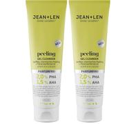 Jean & Len Peeling Gel Cleanser, idéal pour tous les types de peau, libère la peau en douceur des cellules mortes, Peeling chimique, sans parfum, Gel nettoyant végétalien, 125 ml (Lot de 2)