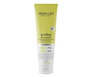 Jean & Len Peeling Gel Cleanser, idéal pour tous les types de peau, libère la peau en douceur des cellules mortes, Peeling chimique, sans parfum, Gel nettoyant végétalien, 125 ml