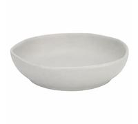 Jean & Len Porte-bijoux en grès robuste de couleur sable délicate, polyvalent, utilisable comme porte-bijoux ou porte-savon, design ondulé, 10 x 9,5 cm