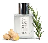 Jean & Len Rosemary & Ginger Eau de Parfum, parfum frais et épicé de romarin et de gingembre, fabriqué de manière artisanale, flacon en verre minimaliste, parfum pour femmes et hommes, 30 ml