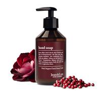 Jean & Len Savon Liquide Mains Poivre Rose & Rose Noire, usage quotidien, parfum sensuel, végan, 250 ml