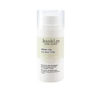 Jean & Len Sérum hydratant Figue de Barbarie & Hyaluron, pour tous types de peau, idéal comme base de maquillage, sérum pour le visage sans parabènes ni silicones, végétalien, 30ml