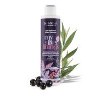 Jean & Len Shampooing déjaunissant Saule Blanc & Cassis, formule végane, pour cheveux gris, blonds, décolorés & blancs, pigments violets & effet anti-jaunissement, sans parabènes & silicones, 300 ml