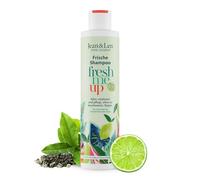 Jean & Len Shampooing Fraîcheur Thé Vert & Citron Vert, pour cheveux normaux à gras, protège de la déshydratation, soin équilibrant, sans parabène ni silicone, végétalien, 300 ml