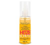 Jean & Len Spray Leave-In thermo-protecteur biphasé, vegan, 100 ml | Tous types de cheveux, protège des dommages liés à la chaleur jusqu'à 220 °C, formule anti-frizz, sans parabènes ni silicones