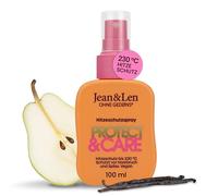 Jean & Len Spray thermo-protecteur Protect & Care, protège les cheveux jusqu'à 230 °C contre casse & fourches, sans silicones & parabènes, Heat Protection Spray végane, 100 ml