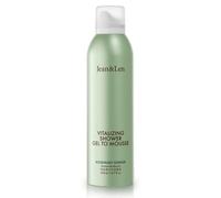 Jean & Len Vitalizing Shower Gel To Mousse Rosemary & Ginger, 200 ml | Mousse de douche aux huiles d'amande, jojoba & babassu, pour une expérience nettoyante parfumée, sans parabènes ni silicones