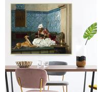 Jean-Léon Gérôme, « Arnaut et son chien », impression sur toile, peinture à l'huile, œuvre d'art de renommée mondiale, art mural moderne, décoration d'intérieur (70 x 110 cm)
