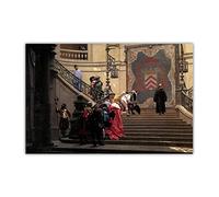 Jean Leon Gerome "Eminence Grise 1873" Célèbre tableau Impression Sur Toile, Tableau d'art mural en toile de décoration de bureau 50x80cm Sans Cadre