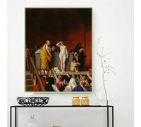 Jean-Léon Gérôme, « Le marché aux esclaves à Rome », impression sur toile, peinture à l'huile, œuvre d'art célèbre, décoration d'intérieur moderne, 80 x 120 cm, sans cadre