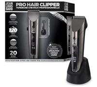 Jean Louis David – Tondeuse à cheveux – 39960 – Sans fil, 20 hauteurs, batterie Lithium Ion
