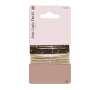 JEAN LOUIS DAVID - Lot de 2 Elastiques à Cheveux Perlés - Ornement - Bijoux de Cheveux - Bracelets - Coloris Aléatoire - Coiffure Facile & Tendance - Tous Types de Cheveux