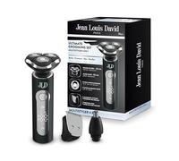 Jean Louis David - Rasoir Barbe - Rasage de Près 0,1 mm - Set Complet Tondeuse Nez-Oreilles et Finitions - USB-C - Batterie Lithium