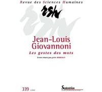 Jean-Louis Giovannoni. Les gestes des mots Gisèle Berkman (Auteur)