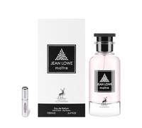 Jean Lowe Matière Eau de parfum 100 ml, parfum arabe unisexe de longue durée, avec atomiseur rechargeable 5 ml, parfum avec notes de cuir, iris, patchouli et bois ambré (Matiere)