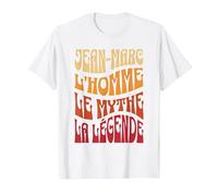 Jean-Marc Homme Mythe Légende Idée-Cadeau Prénom Jean-Marc T-Shirt, Homme, Blanc, 6XL