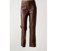 jean marc philippe pantalons femme de couleur marron