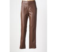 jean marc philippe pantalons femme de couleur marron