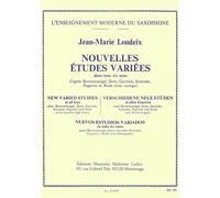 Méthodes et pédagogie LEDUC LONDEIX J.M. - NOUVELLES ETUDES VARIEES DANS TOUS LES TONS - SAXOPHONE Saxophone