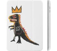 Jean-Michel Basquiat Dinosaure Ipad Case 2020 Matériau Tpu Antichoc Réglage Automatique De L'angle De Veille/Réveil Mignon Transparent Housse De Protection 10.2in