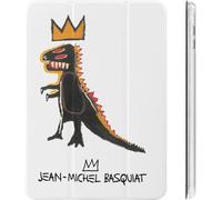 Jean-Michel Basquiat Dinosaure Ipad Case 2020 Matériau Tpu Antichoc Réglage Automatique De L'angle De Veille/Réveil Mignon Transparent Housse De Protection 10.2in