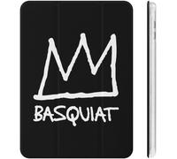 Jean-Michel Basquiat Étui Pour Ipad 2020 (10.2in) Avec Porte-Stylo, Résistant Aux Chocs, Mise En Veille/Réveil Automatique, Coque De Protection Transparente À Trois Volets