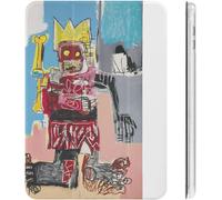 Jean-Michel Basquiat Étui Pour Ipad 2020 (10.2in) Avec Porte-Stylo, Résistant Aux Chocs, Mise En Veille/Réveil Automatique, Coque De Protection Transparente À Trois Volets
