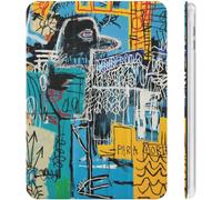 Jean-Michel Basquiat Étui Pour Ipad 2020 Matériau Tpu Antichoc Réglage Automatique De L'angle De Veille/Réveil Mignon Transparent Housse De Protection 10.2in