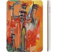 Jean-Michel Basquiat Étui Pour Ipad 2020 Matériau Tpu Antichoc Réglage Automatique De L'angle De Veille/Réveil Mignon Transparent Housse De Protection 10.2in
