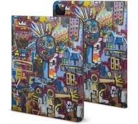 Jean-Michel Basquiat Étui Pour Ipad Pro 2021 Rangement Pour Crayons Prévention Des Rayures Protection Complète Fonction Veille Automatique 11 Pouces