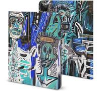 Jean-Michel Basquiat Étui Pour Ipad Pro 2021 Rangement Pour Crayons Prévention Des Rayures Protection Complète Fonction Veille Automatique 11 Pouces