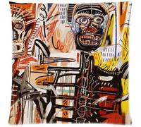 Jean Michel Basquiat Taie D'oreiller Zippée Housse De Coussin 18 "X 18" (Deux Côtés)
