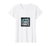 Jean-Michel Jarre Logo Oxymore Reworks T-Shirt, Femme, Blanc, L