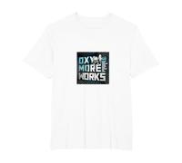 Jean-Michel Jarre Logo Oxymore Reworks T-Shirt, Homme Grandes Tailles, Blanc, 3X Tall