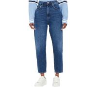Tommy Hilfiger - Mom Jeans Bleu avec Broderie - Femme - Jeans - Bleu - Taille: W27 L30