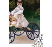 Jean Monet on Hobby Horse, Puzzle Adulte avec 1000 Pièces, 52x38cm/1000pcs