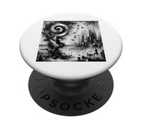 Jean Motell Birdman Illustration Graphique PopSockets PopGrip Adhésif