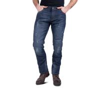 Jean Moto Course Ripped Renforcé Aramide Straight/Regular BleuW38 x L36 Bleu