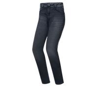 Jean Moto Femme Ixon DANY Noir délavé32 Noir délavé