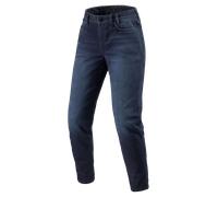 Jean Moto Femme REV'IT! Harper TF Bleu foncé uséW27 x L30 Bleu foncé usé
