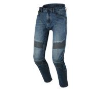 Jean Moto Macna Individo 2.0 Bleu36 court Bleu