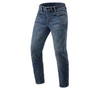 Jean moto REV'IT! Detroit 3 Tapered Bleu FoncéW30 x L34 Bleu Foncé