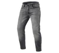 REV'IT! Jean moto Ortes TF Tapered-Fit Gris moyen usagé W36/L30 Homme