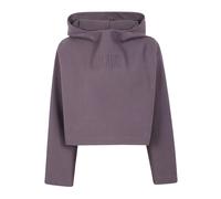 Jean Paul Gaultier - Cropped Sweat à capuche avec Logo en Relief - Femme - Sweatshirts et sweats à capuche - Brun - Taille: 36 FR