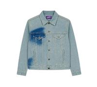 Jean Paul Gaultier - Face Denim Jacket - Femme - Vestes - Bleu - Taille: 38 FR