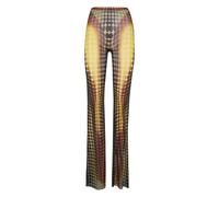 Jean Paul Gaultier, Femme, Pantalons, Multicolore, Taille: 38 FR Re-Edition Flare Pantalons